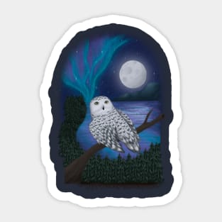 Magical Snowy Owl (Alternate) Sticker